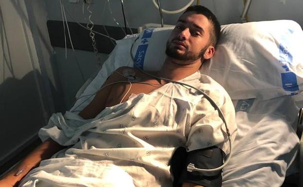 Pere Sureda, ingresado en el hospital.