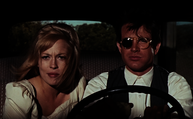 Faye Dunaway y Warren Beatty, en una escena de 'Bonnie and Clyde' (Arthur Penn, 1967).