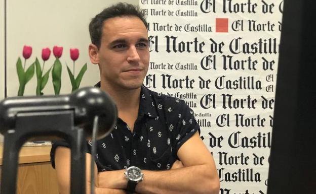 El actor catalán Ricard Sales, durante un videochat con los lectores de El Norte de Castilla. 