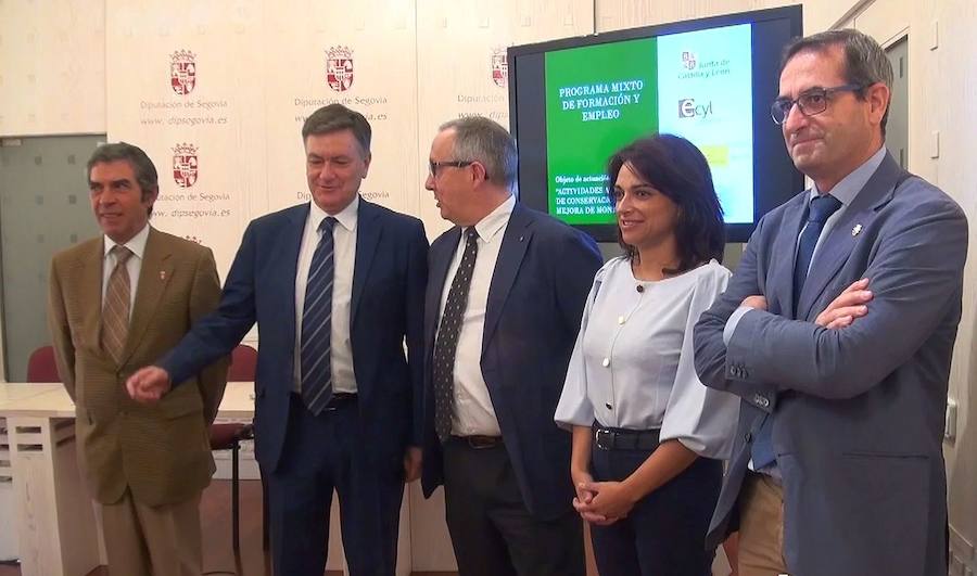 Presentación de los programas mixtos en la Diputación.