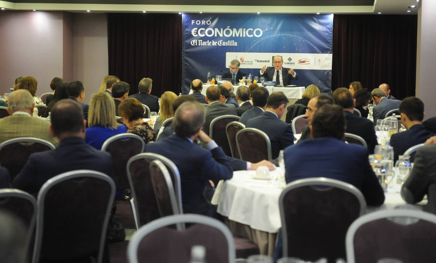 Fotos: Nicolás Redondo Terreros, en el Foro Económico de El Norte de Castilla