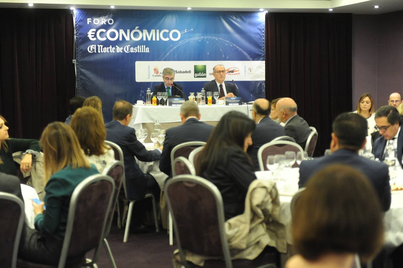 Fotos: Nicolás Redondo Terreros, en el Foro Económico de El Norte de Castilla