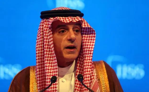 El ministro de Exteriores de Arabia Saudí, Adel al Yubeir. 