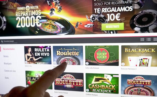 Detalle de una de las numerosas páginas web de apuestas disponibles en internet.