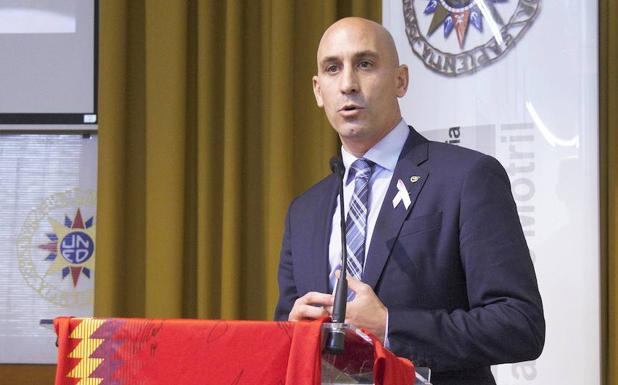 Luis Rubiales, presidente de la Federación. 