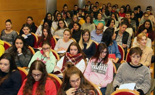 Estudiantes que asistieron este martes a la jornada Impúlsate. 