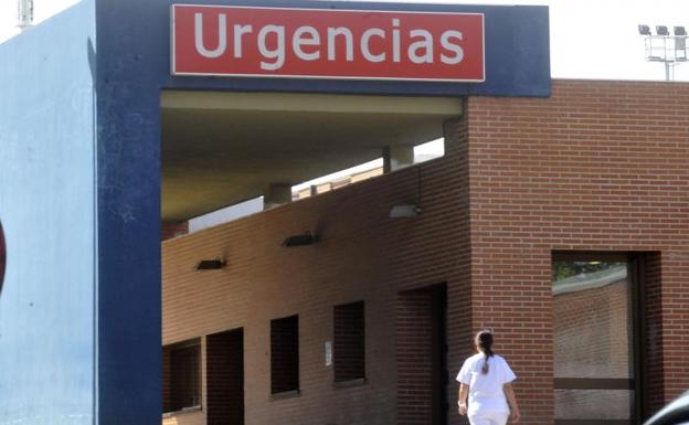 Entrada de urgencias del hospital comarcal de Medina del Campo