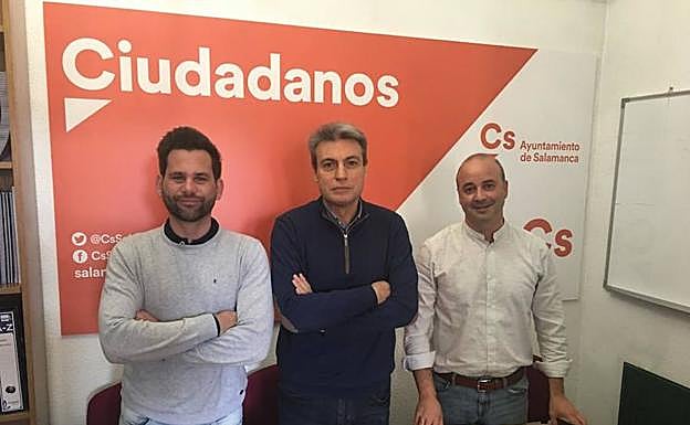 Alejandro González Bueno, Policarpo Sánchez y David Castaño.