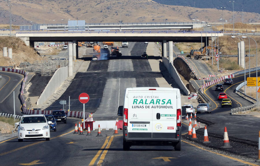 Tramo occidental de la SG-20.