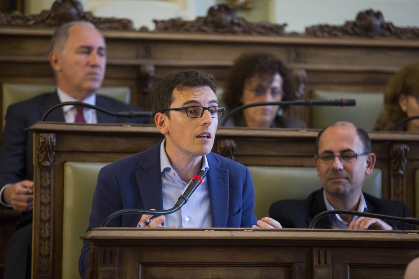 Fotos: Pleno en el Ayuntamiento de Valladolid