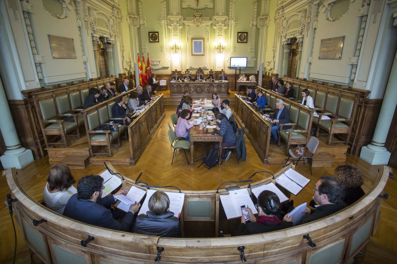 Fotos: Pleno en el Ayuntamiento de Valladolid