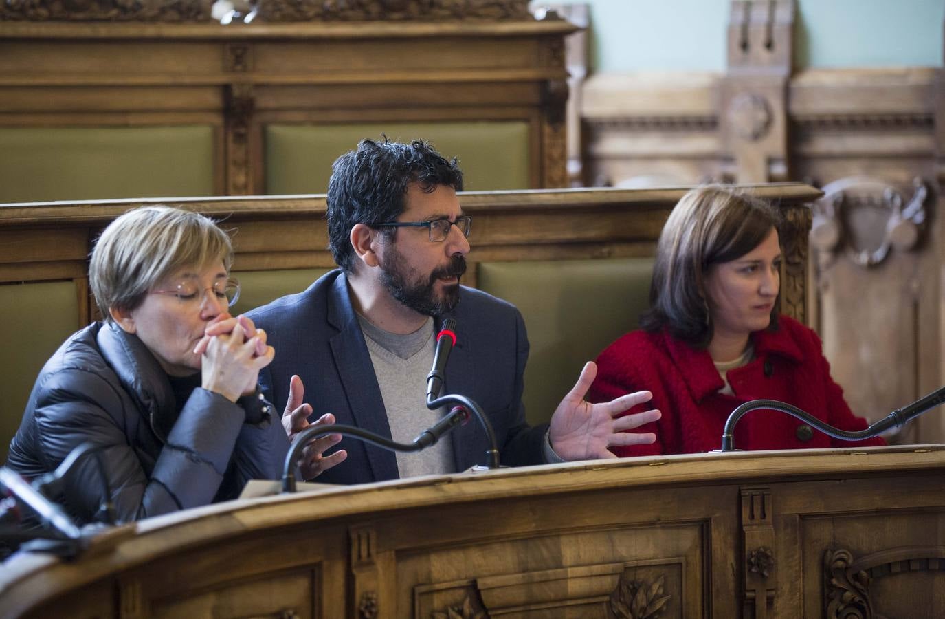 Fotos: Pleno en el Ayuntamiento de Valladolid