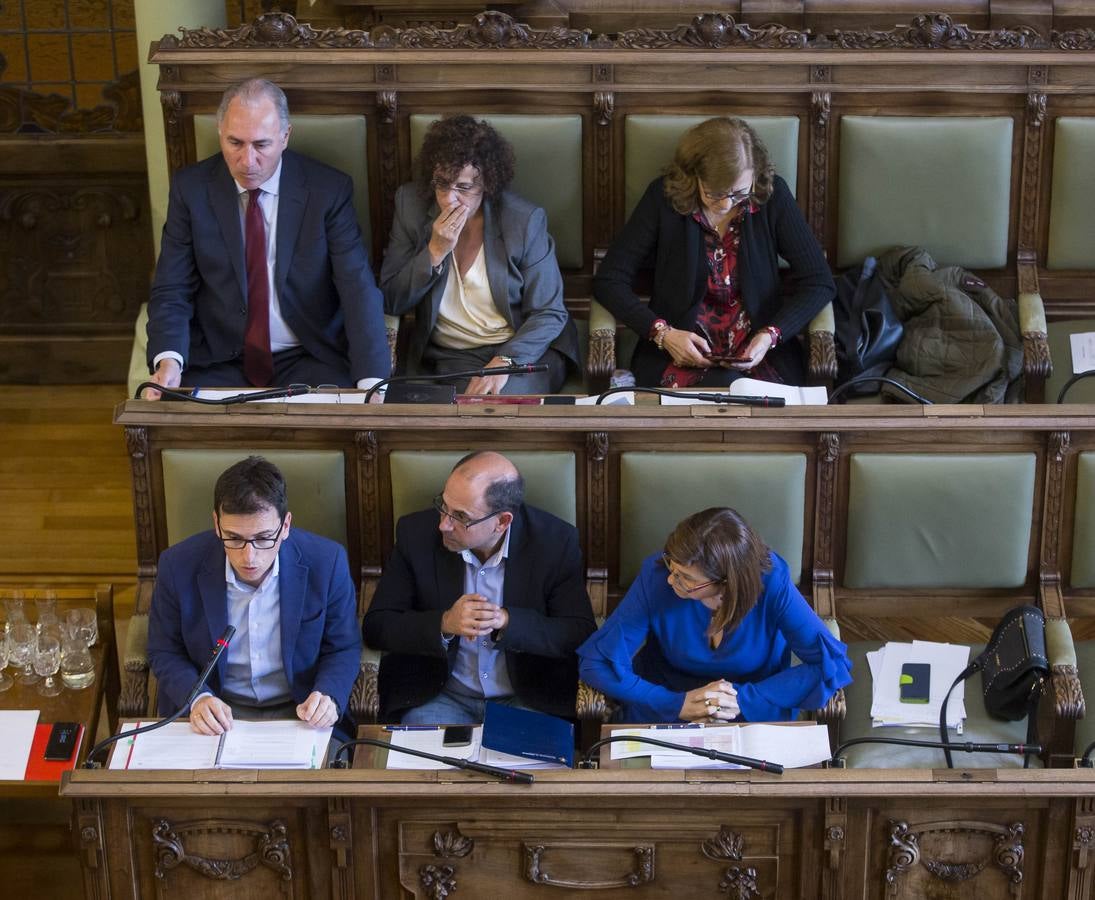 Fotos: Pleno en el Ayuntamiento de Valladolid