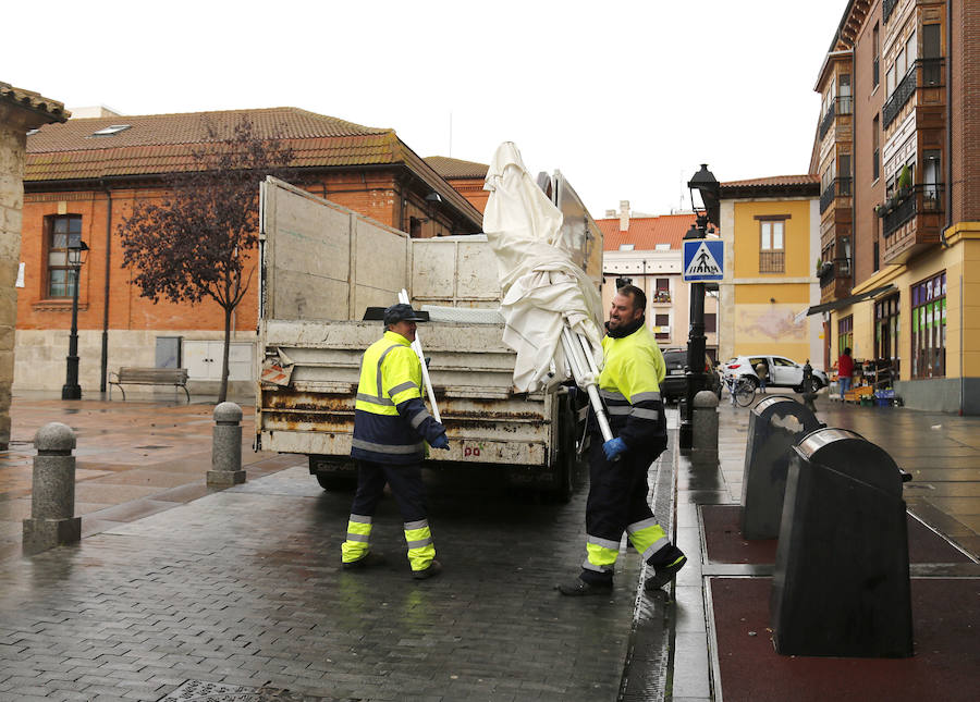 Fotos: Recogida de enseres en Palencia