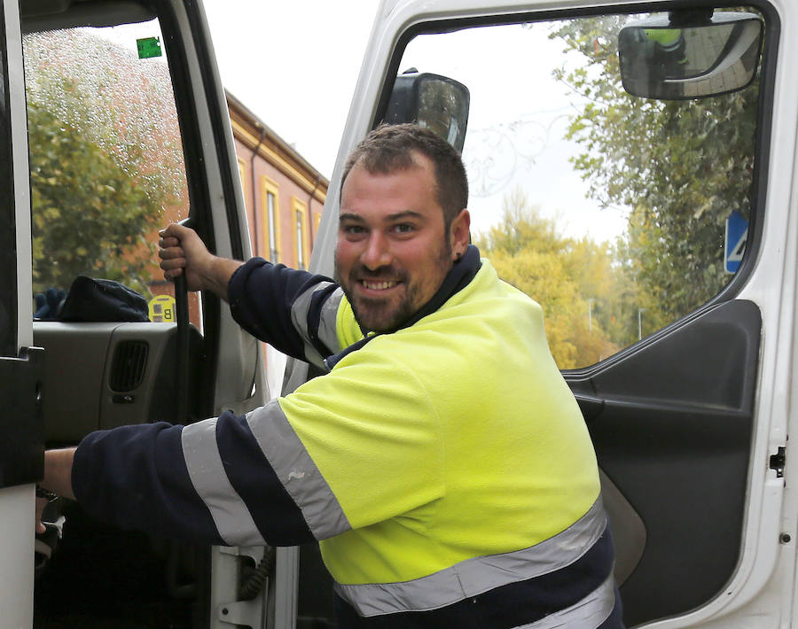 Fotos: Recogida de enseres en Palencia