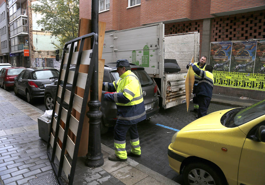 Fotos: Recogida de enseres en Palencia
