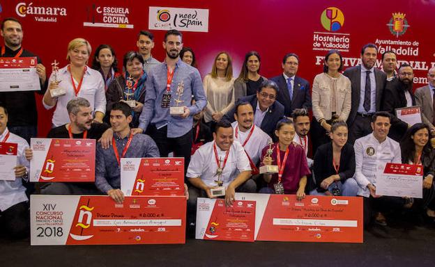 Galería. Ganadores del XIV Concurso Nacional de Pinchos y Tapas Ciudad de Valladolid y del II Campeonato Mundial de Tapas