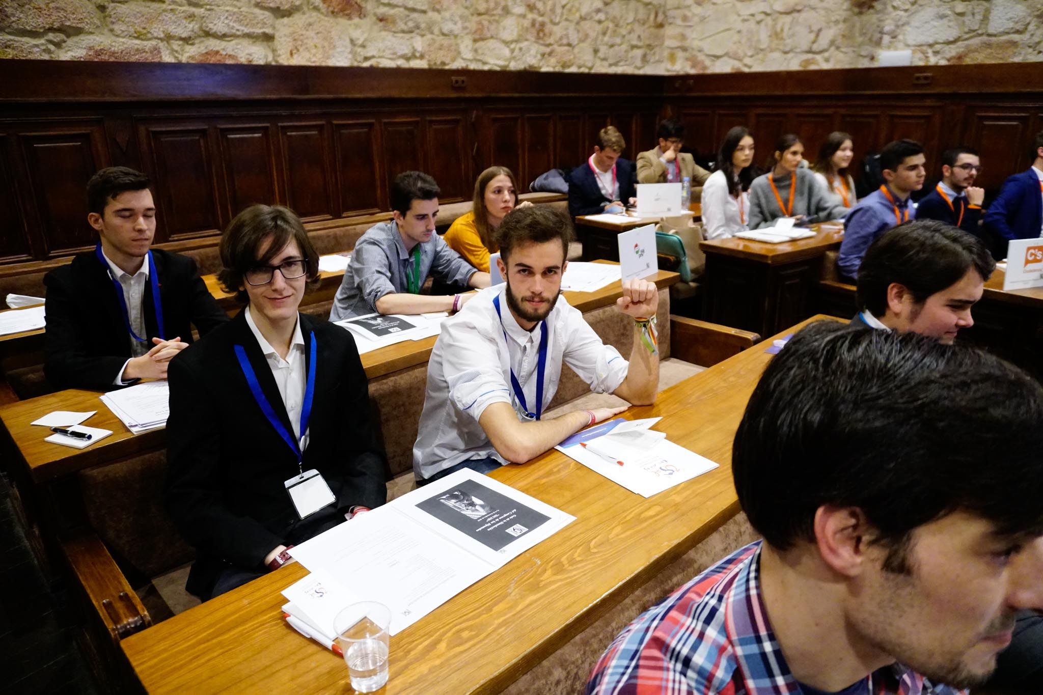 Fotos: Los alumnos de la USAL simulan un debate en el Congreso de los Diputados