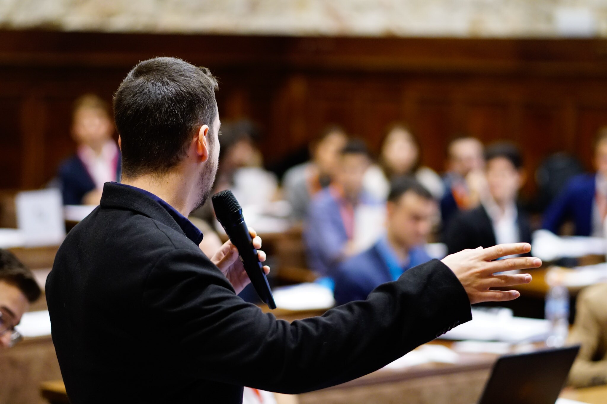 Fotos: Los alumnos de la USAL simulan un debate en el Congreso de los Diputados