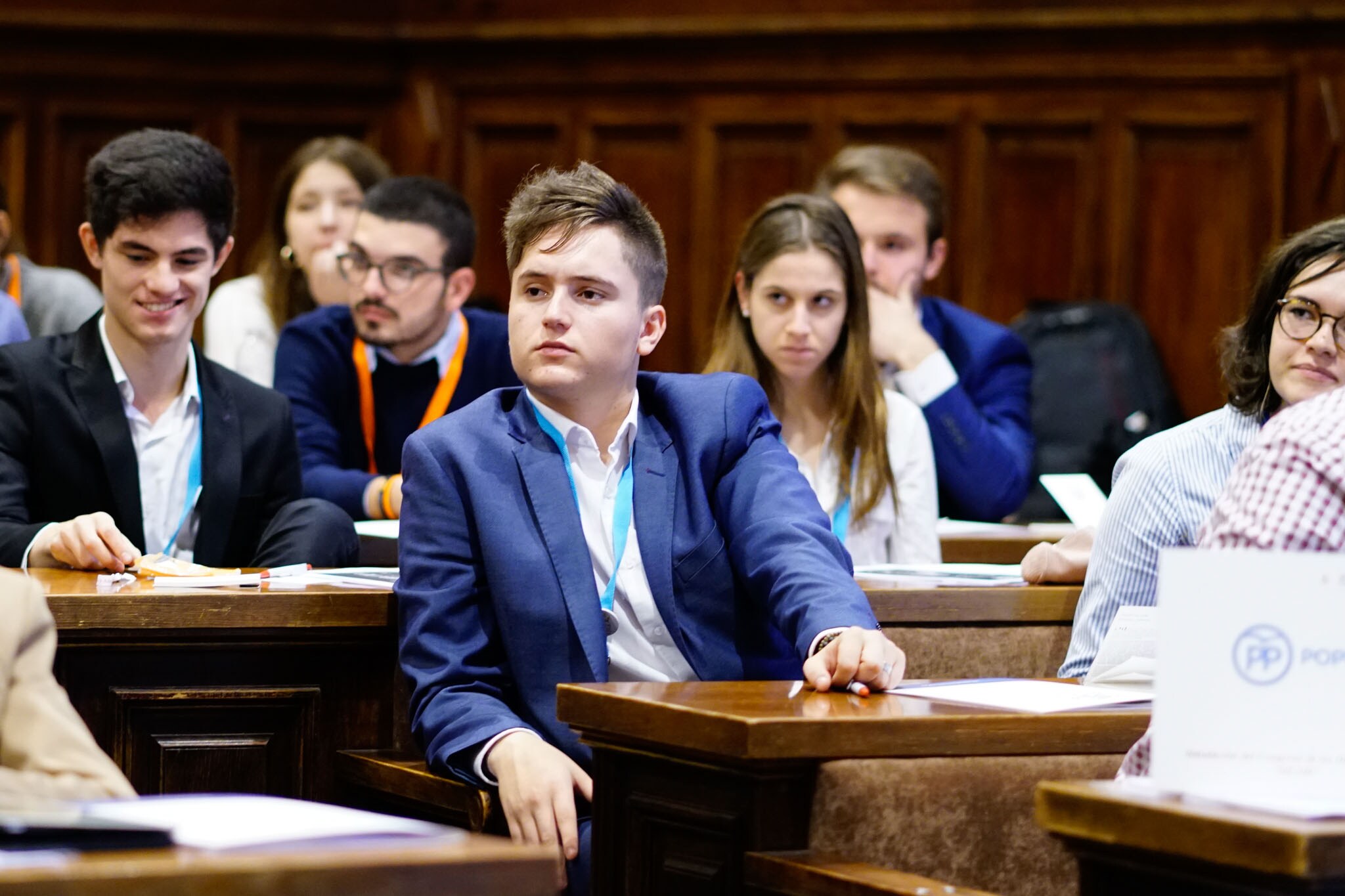 Fotos: Los alumnos de la USAL simulan un debate en el Congreso de los Diputados