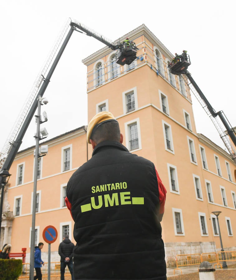 El simulacro se ha llevado a cabo en el Monasterio de Nuestra Señora de Prado