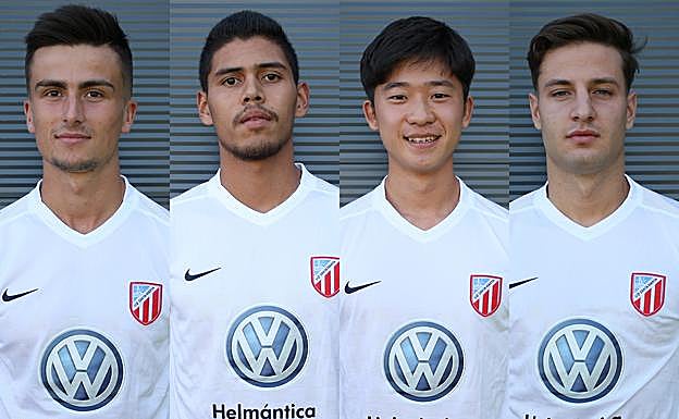 Montes, Juan Pablo, Nam y Nacho, del Santa Marta. 