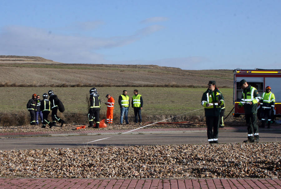 Fotos: Un muerto y tres heridos en un accidente en Cuéllar