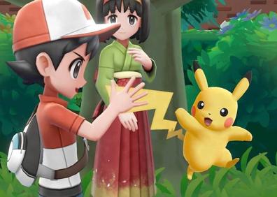 Imagen secundaria 1 - Videojuego 'Pokémon Let's Go Pikachu'. 
