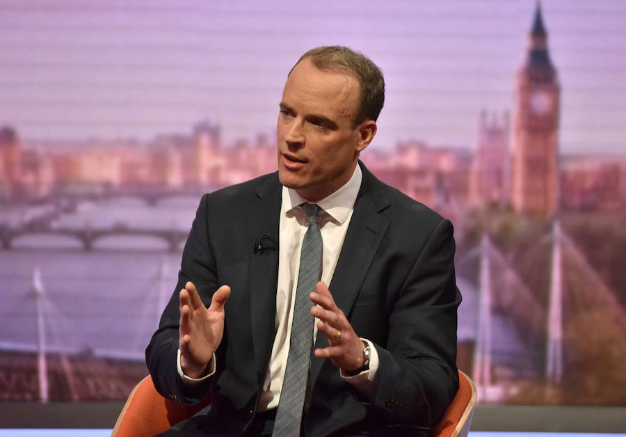 El exministro británico para el «Brexit», Dominic Raab.