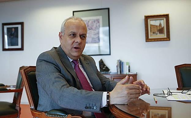 El director provincial de educación, Ángel Morín.