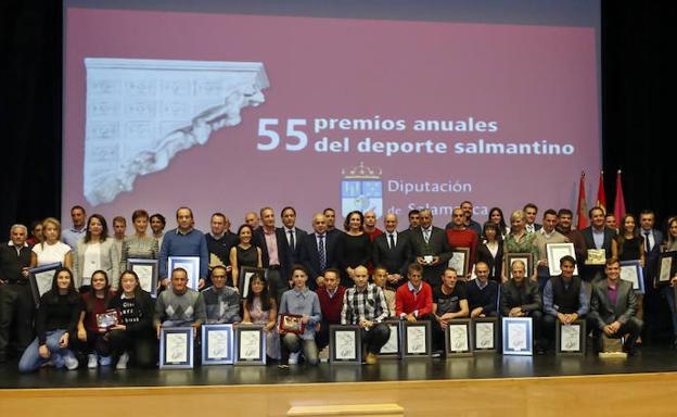 Premiados en la gala del año pasado. 