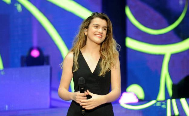 Amaia, en el concierto de Operación Triunfo en Valladolid. 