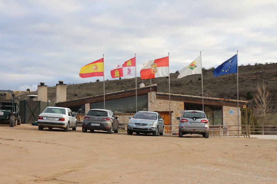 Vista del restuarante construido por el Ayuntamiento de Maderuelo.