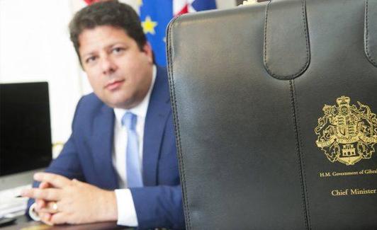 Fabian Picardo, ministro principal de Gibraltar. 