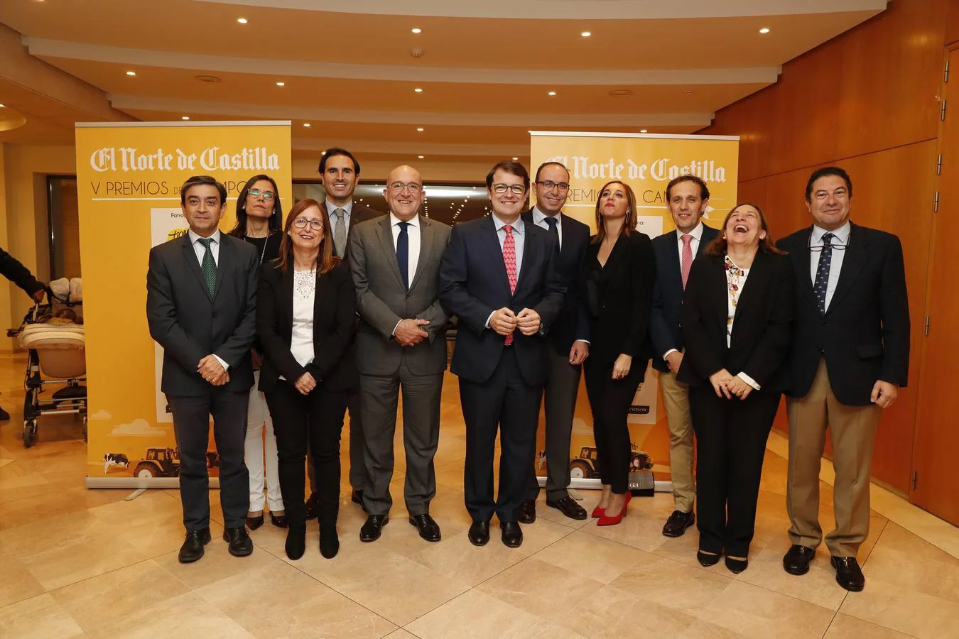 Agapito Hernández, Noelia García, Henar González, Guzmán Gómez, Jesús Julio Carnero, Alfonso Fernández Mañueco, Víctor Alonso, Inmaculada Toledano, Conrado Íscar, Natividad Casares y Alberto Collantes.