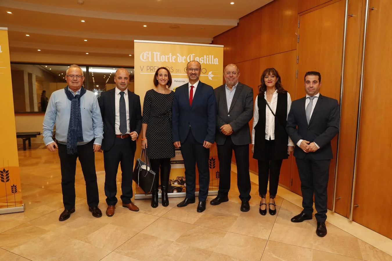 José Augusto Rodríguez, David Castaño, Pilar Vicente, Luis Fuentes, Francisco Igea, Nuria Duque y Alberto Sanz.