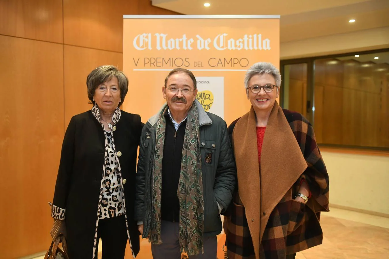 Celina Sanz, Aniano Paredes y Lourdes Torres.