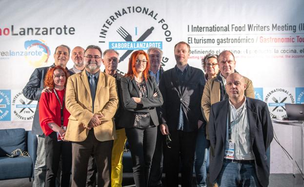 Los ponentes del I International Food Writers Meeting '18, en Lanzarote.