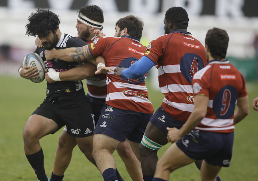 Partido correspondiente a la jornada 10 de la División de Honor de Rugby 2018/2019 disputado en San Román