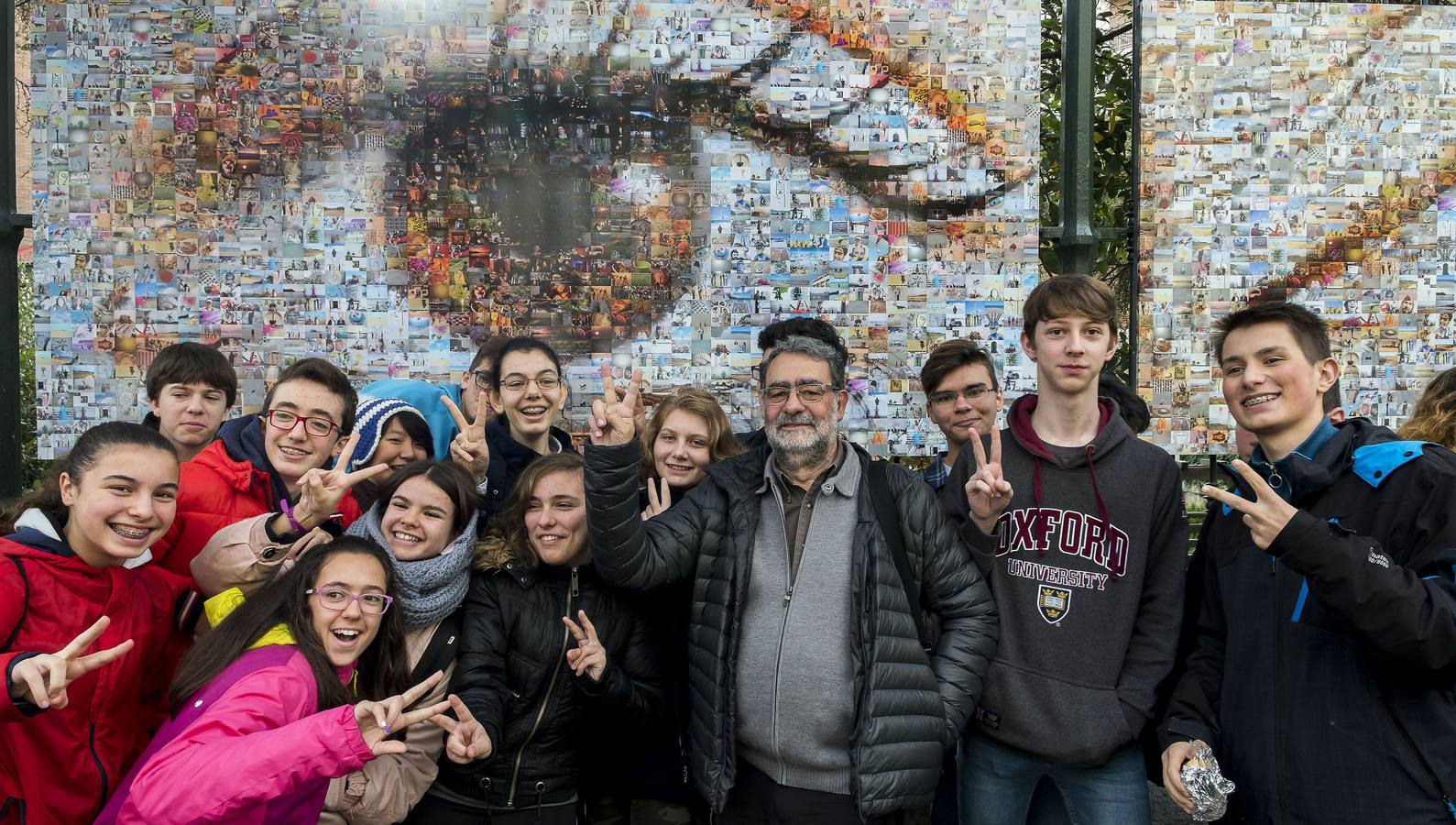 Cuatro paneles, con 1.750 fotografías cada uno, en los que dos mil personas, la mayoría de Valladolid, han aportado una imagen de lo que para ellos es un sueño