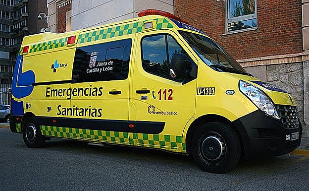 Ambulancia Soporte Vital Básico de Sacyl.