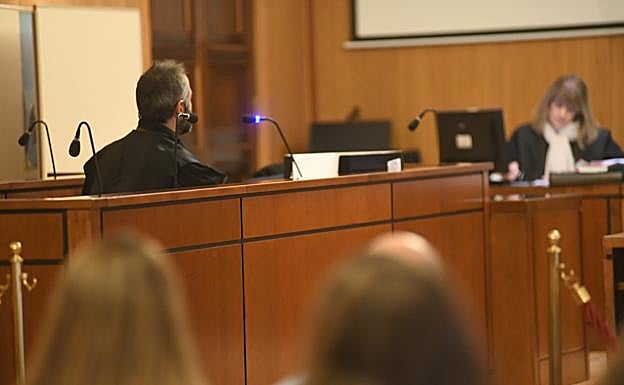 El letrado acusado durante una de las sesiones del juicio. 