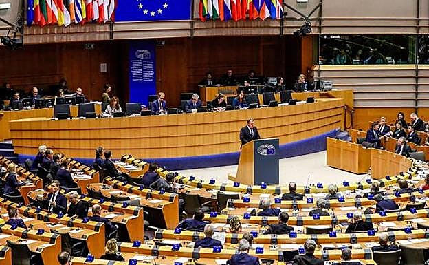 Sesión plenaria del Parlamento Europeo.