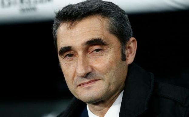 Ernesto Valverde, durante el partido ante el Espanyol. 