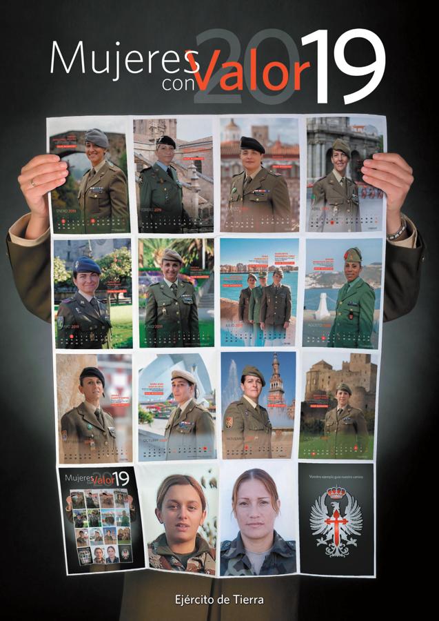El Ejército de Tierra ha querido homenajear a las uniformadas incluyéndolas en su tradicional calendario