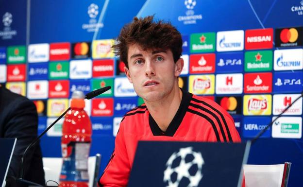 Álvaro Odriozola, en rueda de prensa. 