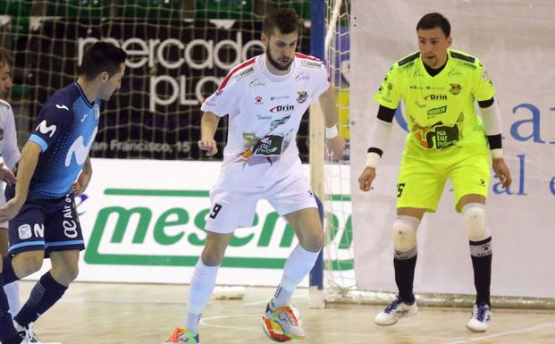 Antonio Diz, durante el partido frente al Movistar Inter.