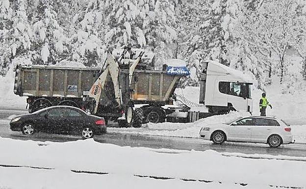 Nieve de la provincia de Segovia. 