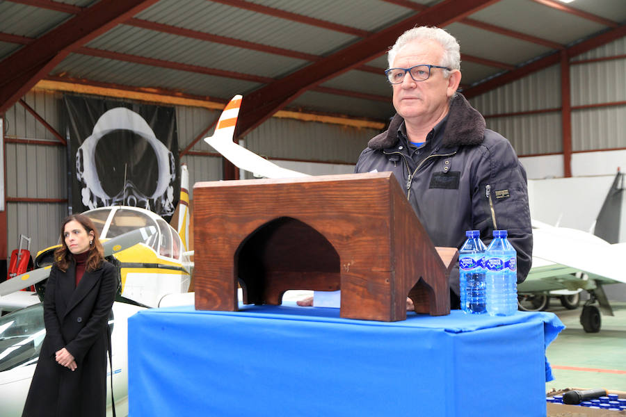 Fotos: Homenaje a José Antonio González en el aeródromo de Fuentemilanos