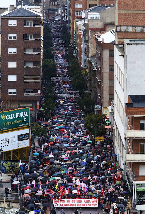 Fotos: Manifestación por el futuro de El Bierzo